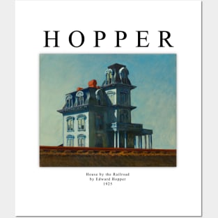 High Resolution Edward Hopper Painting House by the Railroad 1925 Posters and Art